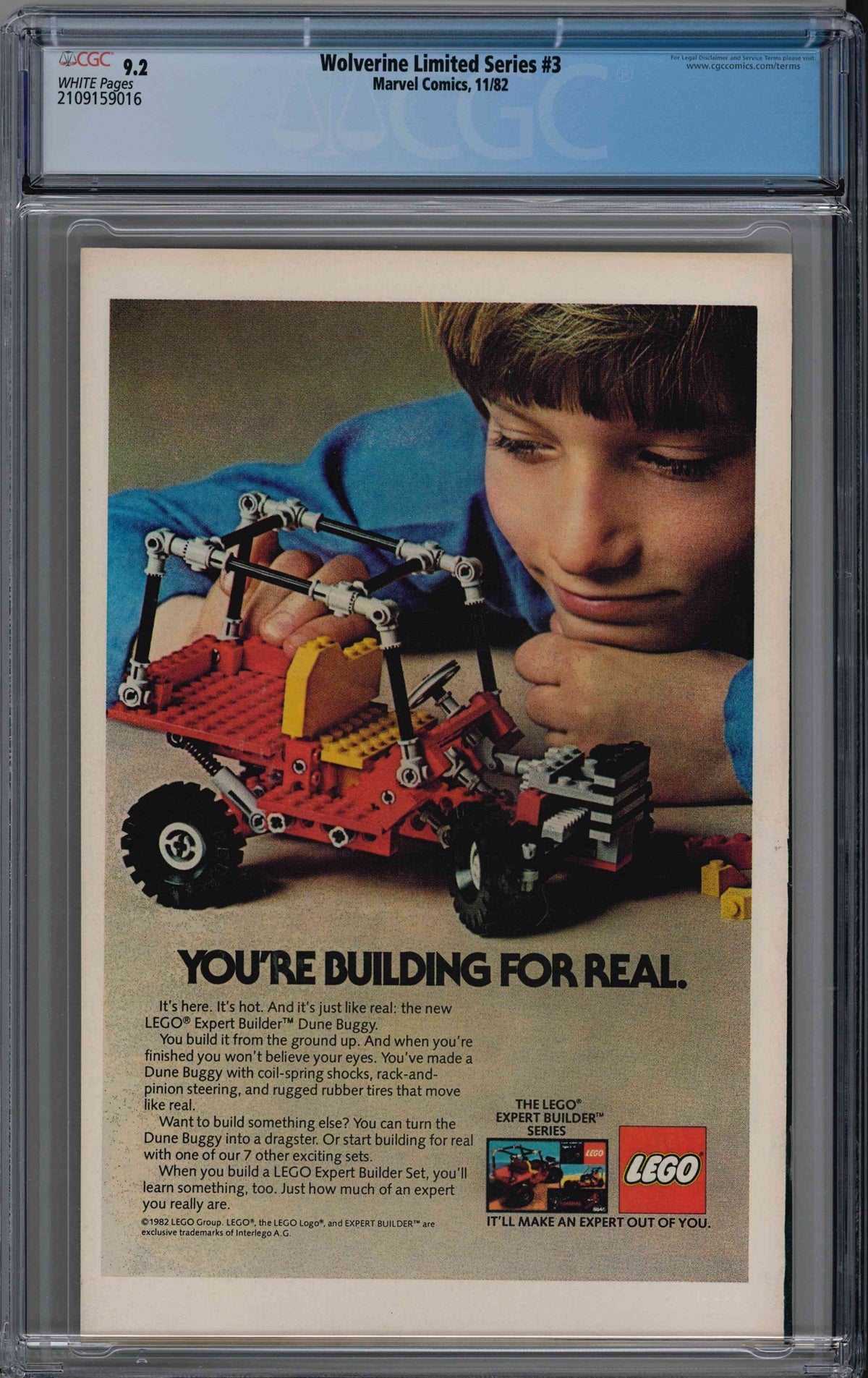 CGC WOLVERINE LIMITED SERIES (1982) #3 (9.2)