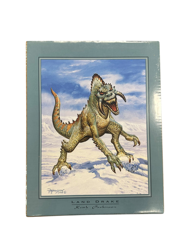 1995 KEITH PARKINSON LAND DRAKE PRINT