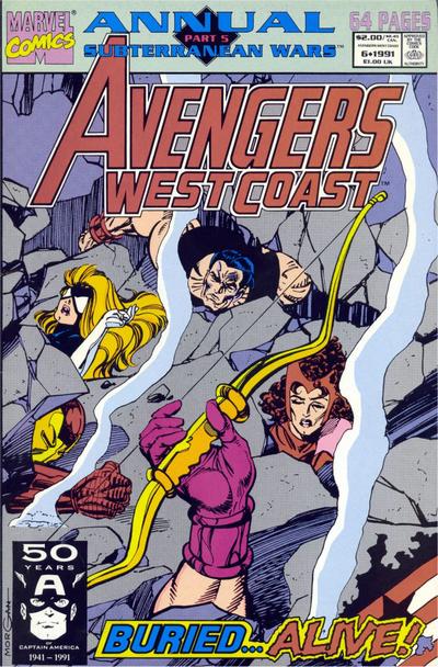 AVENGERS WEST COAST (1985) ANNUAL #6