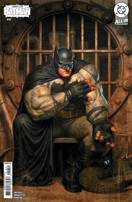 ABSOLUTE BATMAN (2024) #19 CVR E INC 1:25 ARIEL OLIVETTI CARD STOCK VAR