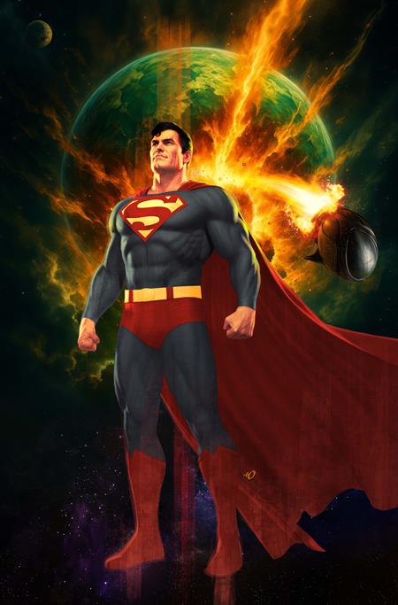 SUPERMAN UNLIMITED (2025) #8 CVR D ARIEL OLIVETTI CARD STOCK VAR