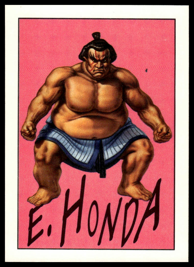 1993 TOPPS STREET FIGHTER II #49 E.HONDA