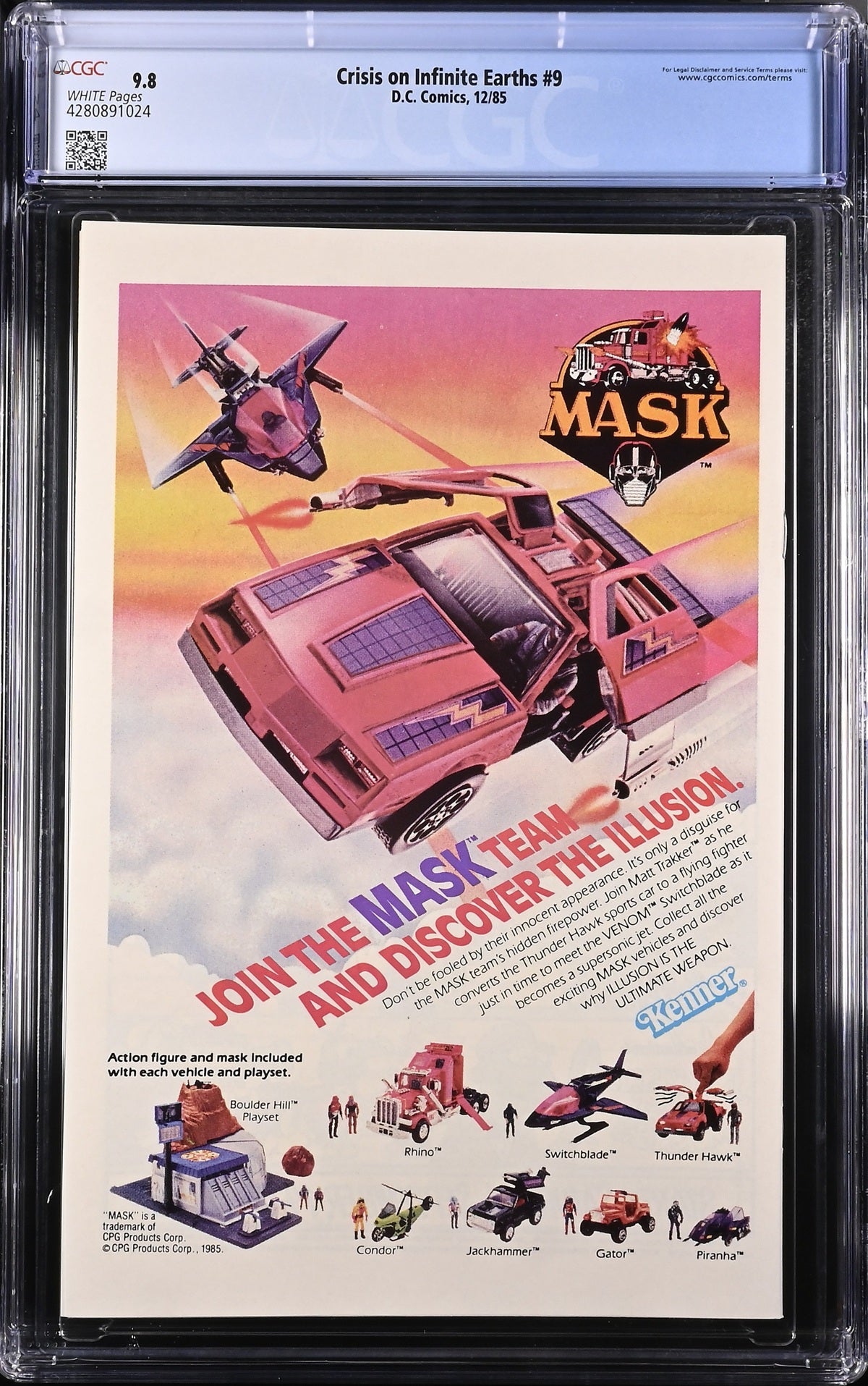 CGC CRISIS ON INFINITE EARTHS (1985) #9 (9.8)