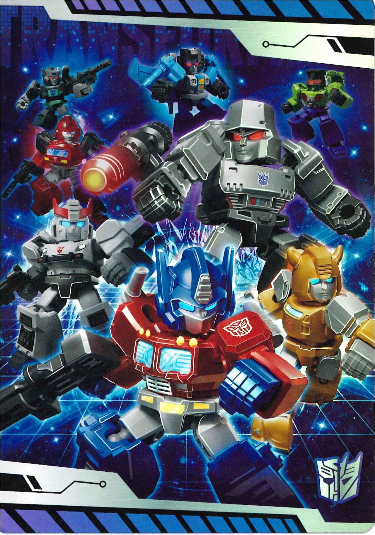 BLOKEES TRANSFORMERS DEFENDER VERSION 1 STANDARD COLLECTOR CARD