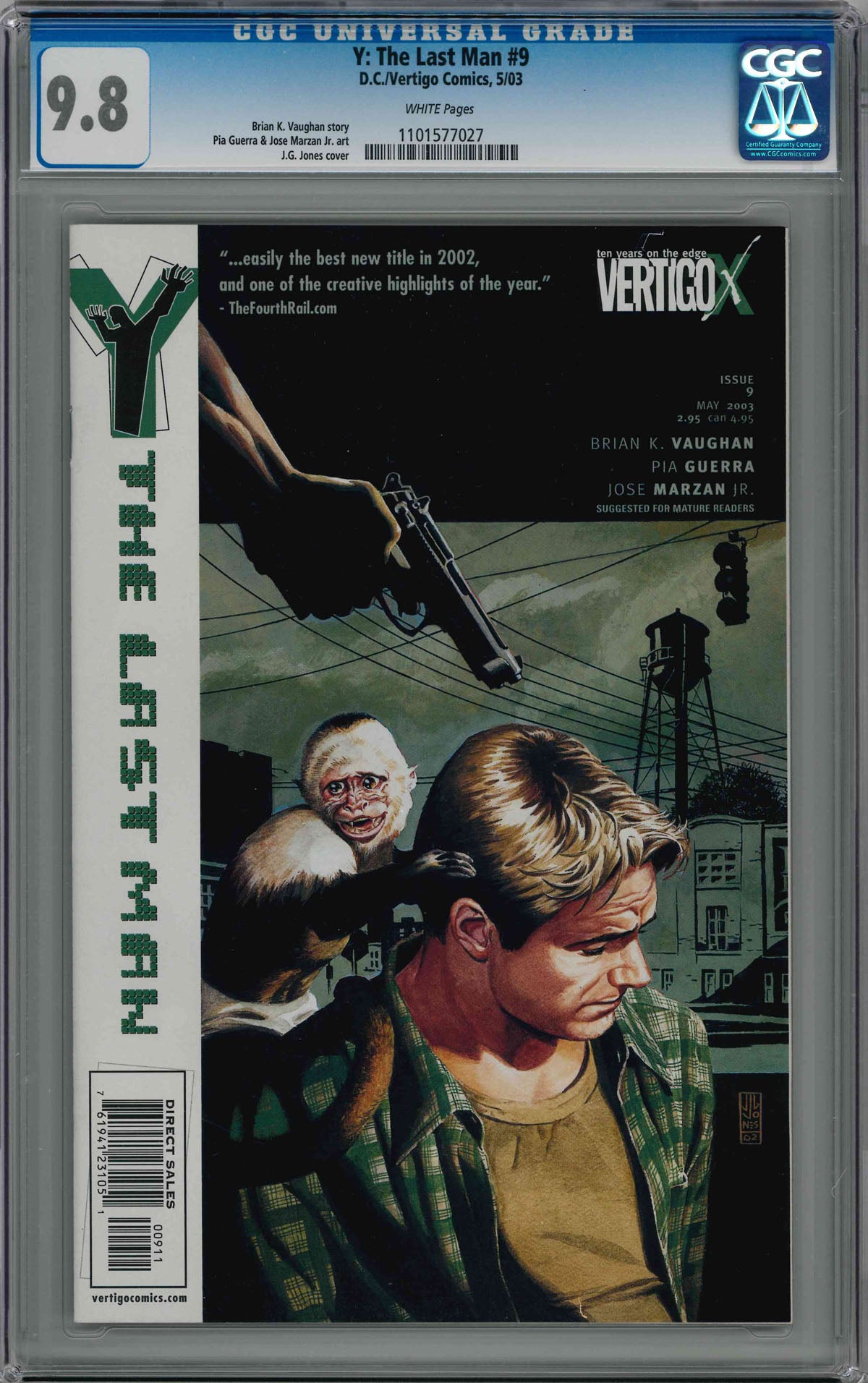 CGC Y: THE LAST MAN (2002) #9 (9.8)