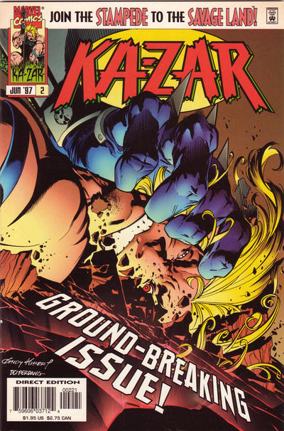 KA-ZAR (1997) #2 CVR B KUBERT