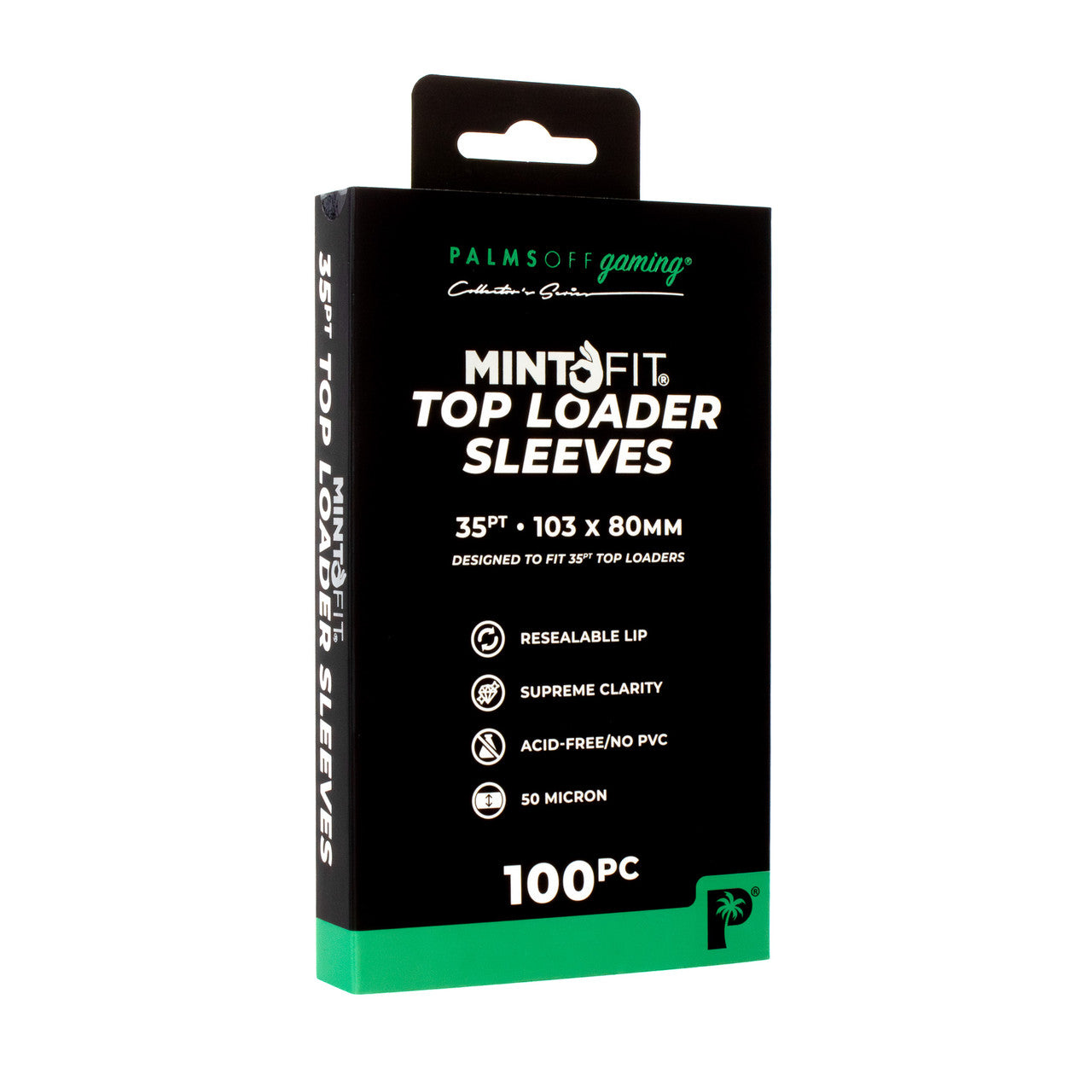 PALMS OFF GAMING MINTFIT TOP LOADER SLEEVES 35PT