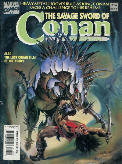 SAVAGE SWORD OF CONAN (1974) #214 (VF/NM)