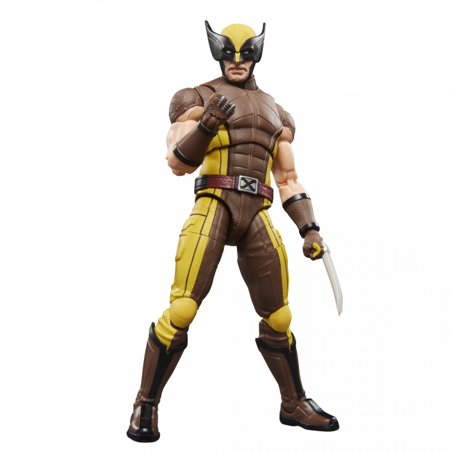MARVEL LEGENDS SERIES DEADPOOL & WOLVERINE WOLVERINE (BROWN SUIT) AF