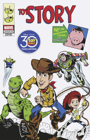 AVENGERS (2023) #32 MARCO FORCELLONI PIXAR TOY STORY HOMAGE VAR