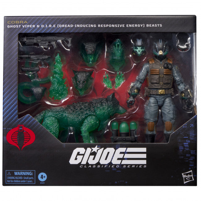 GI JOE CLASSIFIED SERIES #170 GHOST VIPER AND D.I.R.E (DREAD INDUCING RESPONSIVE ENERGY) AF
