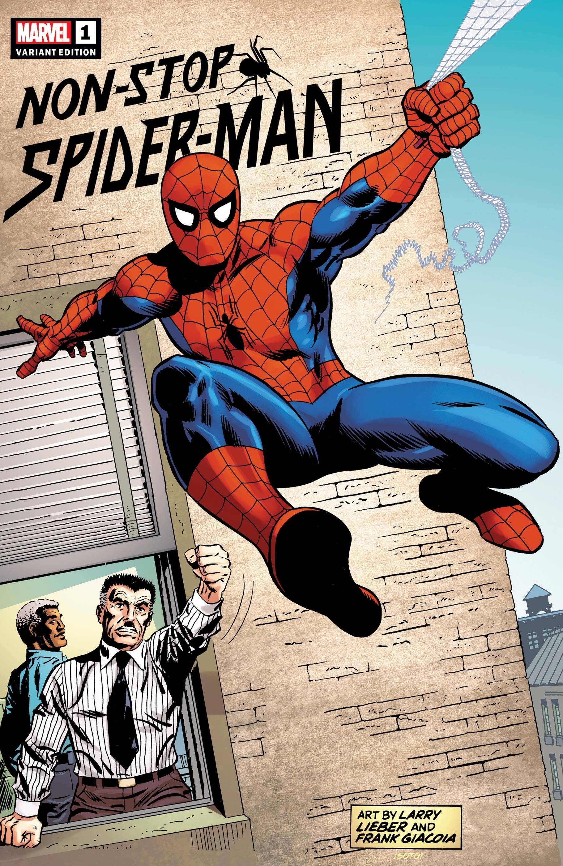 NON-STOP SPIDER-MAN #1 100 COPY LIEBER HIDDEN GEM VAR