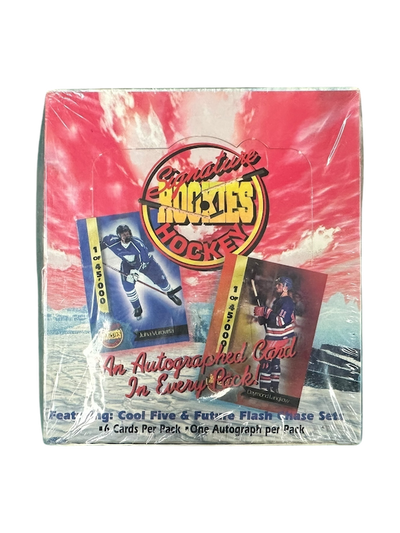 1994 SIGNATURE ROOKIES HOCKEY CARD BOX