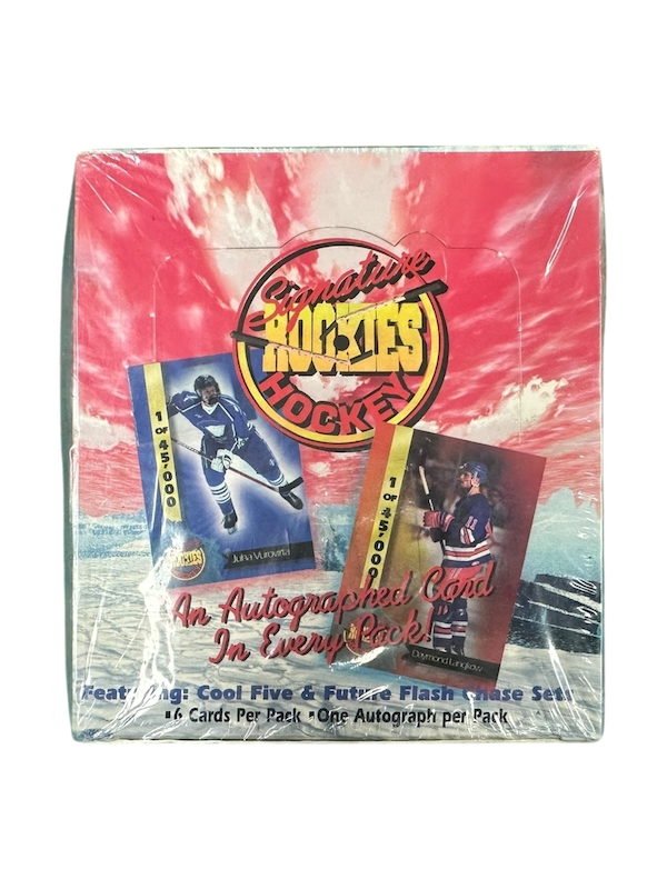 1994 SIGNATURE ROOKIES HOCKEY CARD BOX