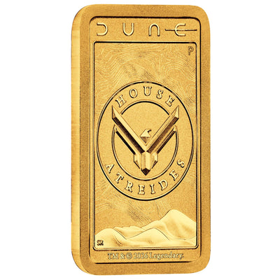 DUNE - HOUSE OF ARTEIDES 2026 1g GOLD MINTED BAR