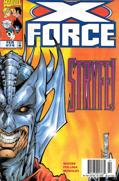 X-FORCE (1991) #74 NEWSSTAND EDITION