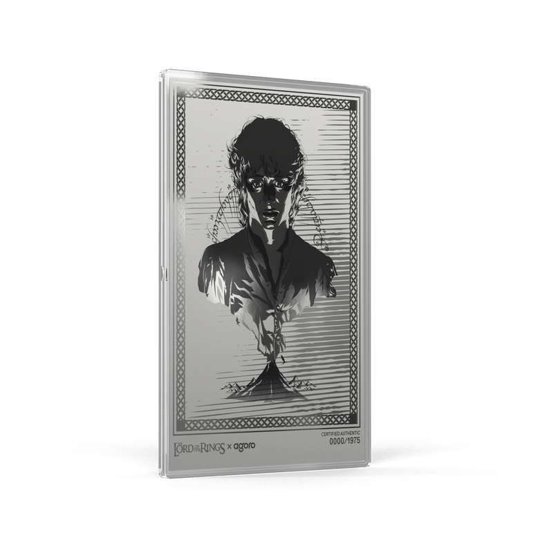 THE LORD OF THE RINGS - FRODO'S JOURNEY 5g SILVER COLLECTIBLE FOIL