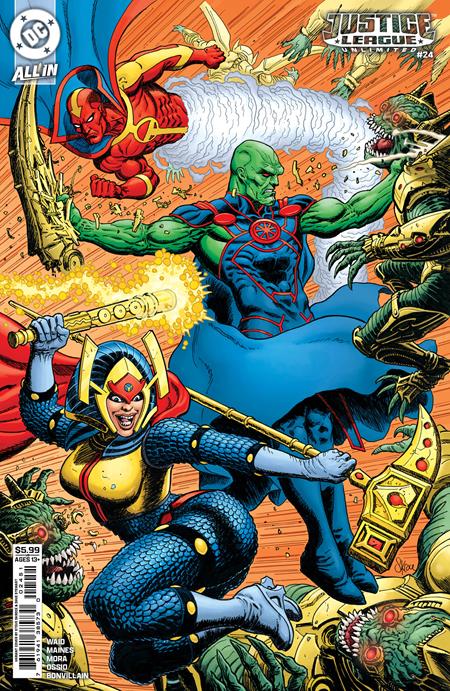 JUSTICE LEAGUE UNLIMITED (2024) #24 CVR E STEVE SKROCE CARD STOCK VAR