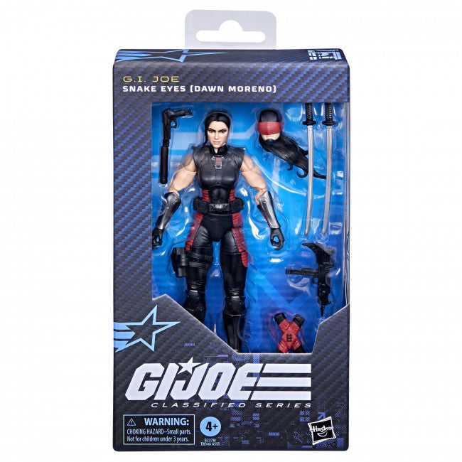 GI JOE CLASSIFIED SERIES #197 SNAKE EYES (DAWN MORENO) AF