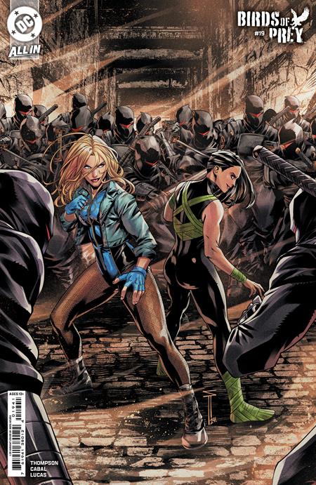 BIRDS OF PREY (2023) #19 CVR E INC 1:25 SERG ACUNA CARD STOCK VAR