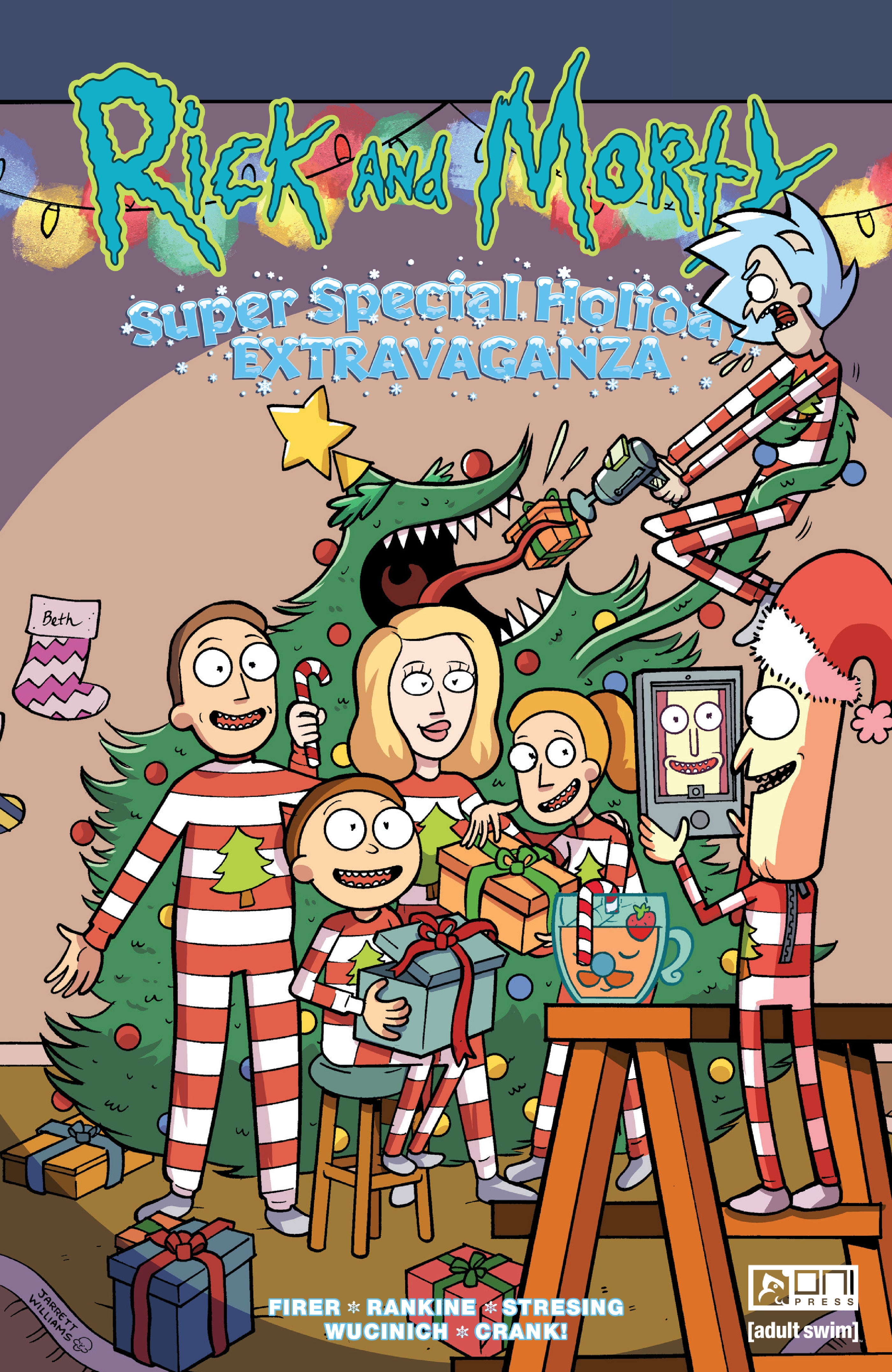 RICK AND MORTY SUPER SPECIAL HOLIDAY EXTRAVAGANZA (2024) #1 (ONE SHOT) CVR A JARRET WILLIAMS