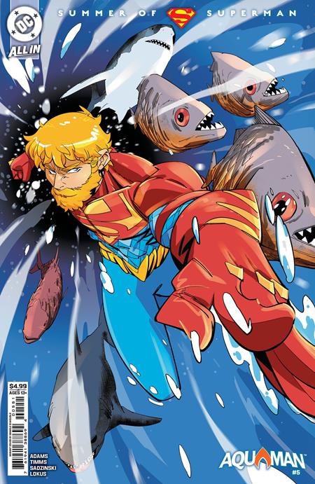 AQUAMAN (2025) #5 CVR D DANIELE DI NICUOLO SUPERSMASH-UP CARD STOCK VAR