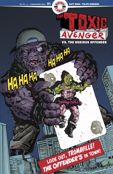 TOXIC AVENGER VS THE NOXIOUS OFFENDER (2026) #1 CVR B 3 COPY INCV GREG SCOTT CLASSIC COVERS HOMAGE UNLOCK VAR