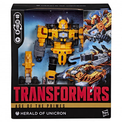 TRANSFORMERS  AGE OF THE PRIMES LEADER CLASS HERALD OF UNICRON AF