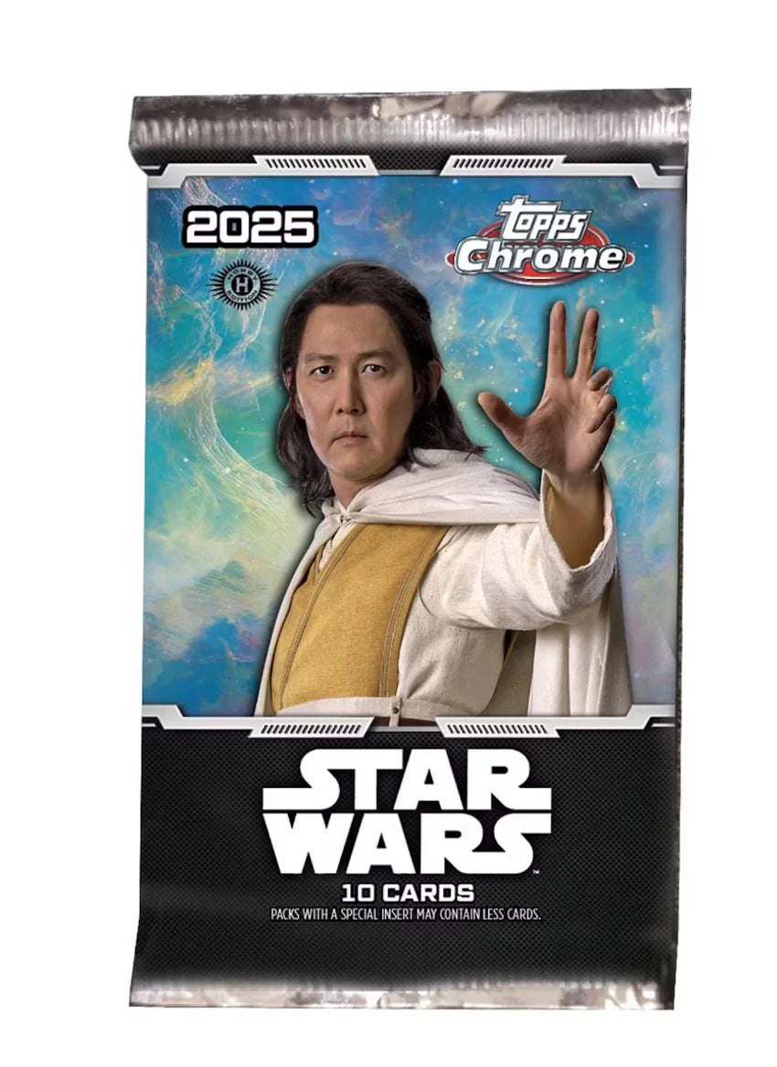 2025 TOPPS CHROME STAR WARS HOBBY PACK