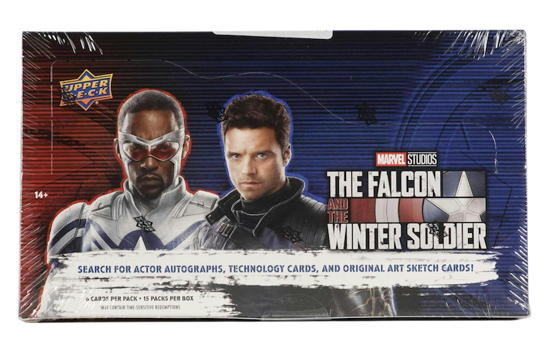 2022 UPPER DECK MARVEL STUDIOS THE FALCON AND WINTER SOLDIER HOBBY BOX