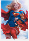 SUPERGIRL A3 ARTGERM PRINT - SIGNED BY STANLEY "ARTGERM" LAU - ONLY ONE AVAILABLE