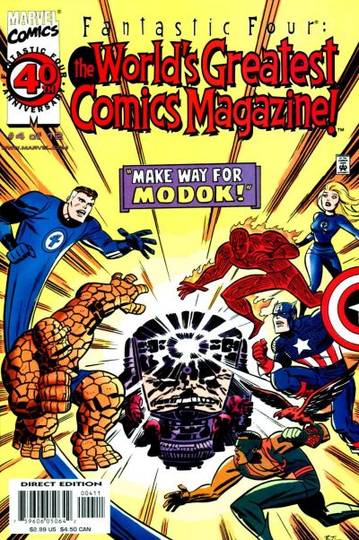 FANTASTIC FOUR THE WORLDS GREATEST COMIC MAGAZINE #4