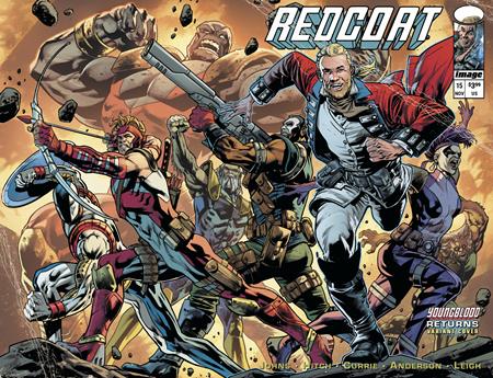REDCOAT (2024) #15 CVR D BRYAN HITCH YOUNGBLOOD TEAM UP WRAPAROUND VAR