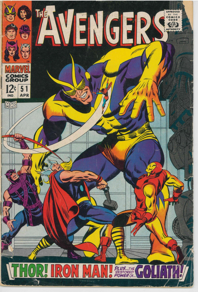 AVENGERS (1963) #51 (GD/VG)