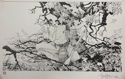 PAUL POPE  SIGNED LIBERTY TREE CBLDF LIMITED EDITION FINE ART PRINT
