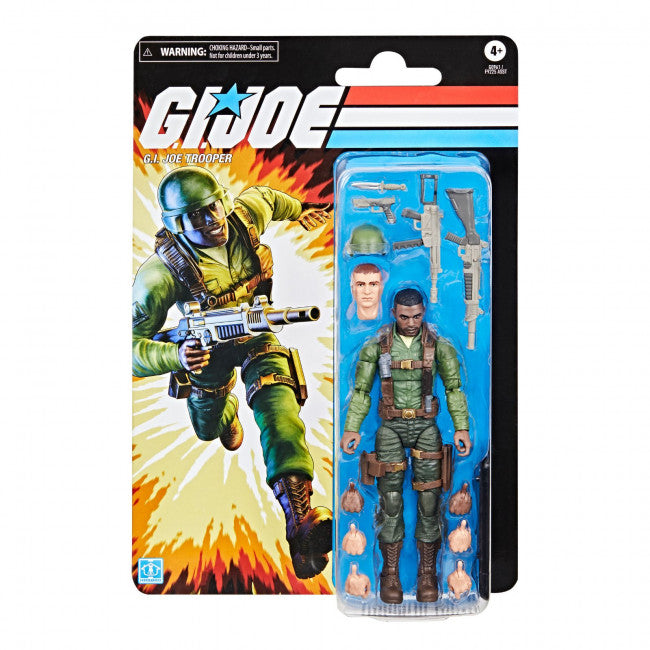 GI JOE CLASSIFIED SERIES RETRO CARDBACK GI JOE TROOPER AF