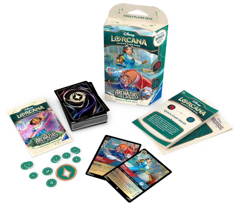 DISNEY LORCANA TCG: S7 ARCHAZIAS ISLAND RUBY/SAPPHIRE STARTER DECK