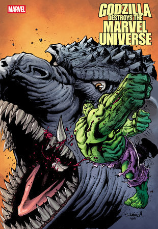 GODZILLA DESTROYS THE MARVEL UNIVERSE (2025) #4 SERGIO DAVILA FAN FAVORITE VAR