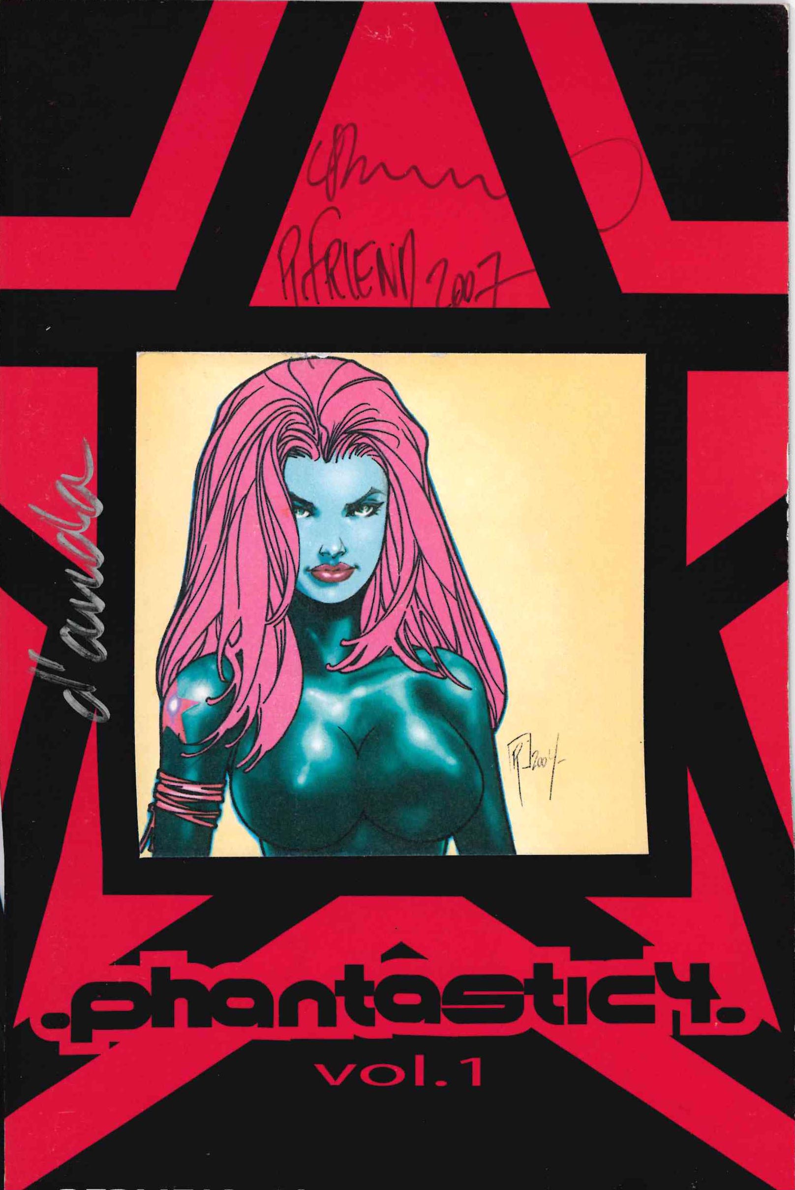 *MULTI SIGNED* PHANTASTIC 4 SKETCHBOOK (2007) - LEE BERMEJO, CARLOS D'ANDA, RICHARD FRIEND