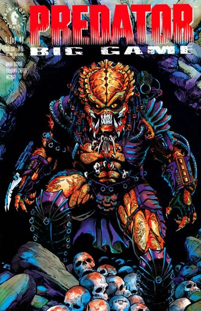 PREDATOR BIG GAME (1991) - SET OF FOUR