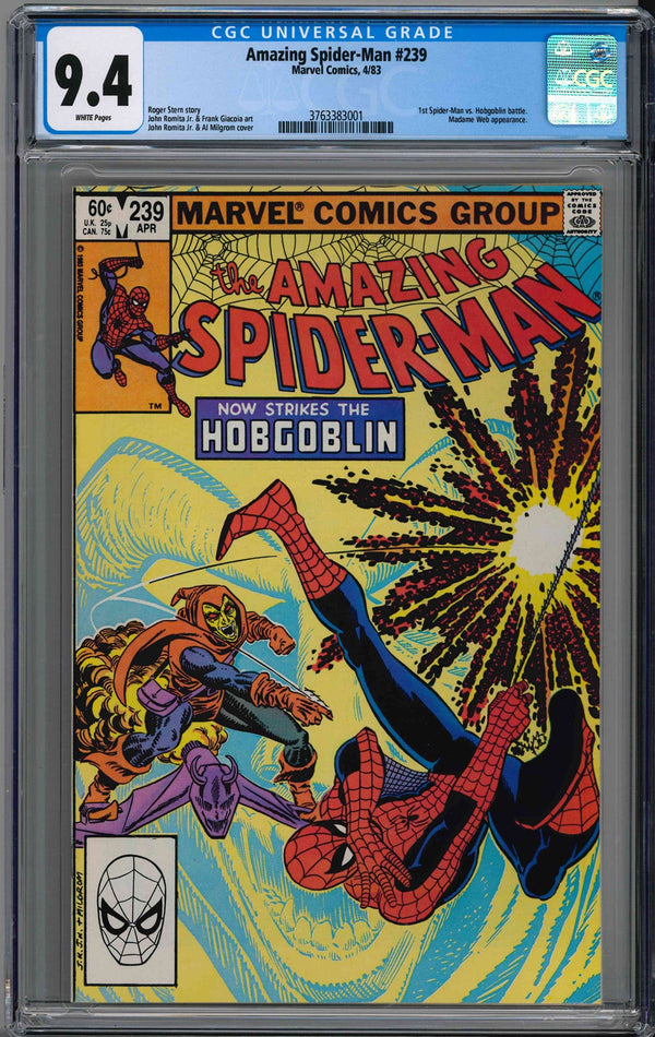 AMAZING SPIDER-MAN (1963) #239 CGC 9.4 - (1ST SPIDER-MAN VS HOBGOBLIN BATTLE)