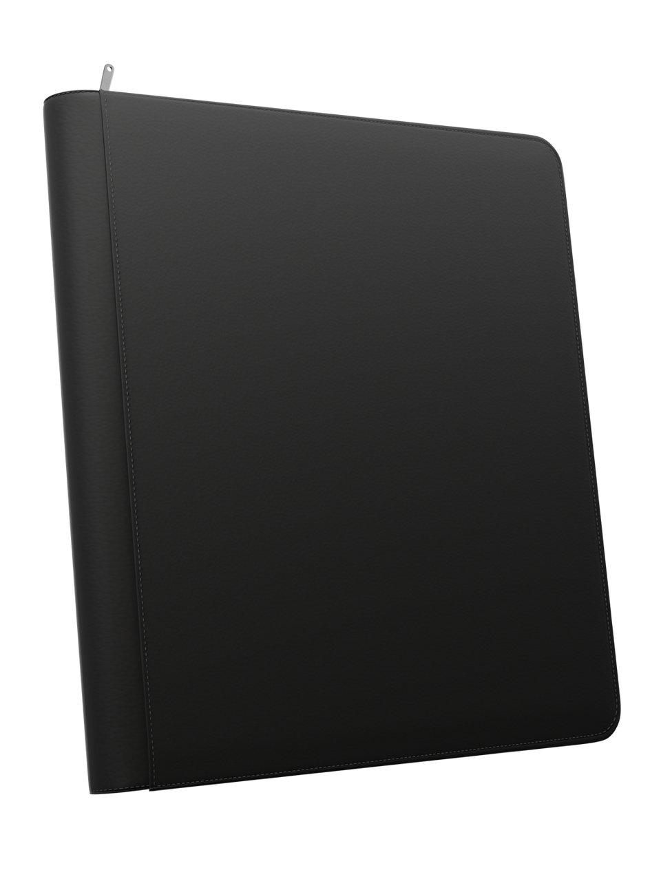 PALMS OFF GAMING STEALTH SERIES 12 POCKET BLACK ZIP TRADING CARD BINDER