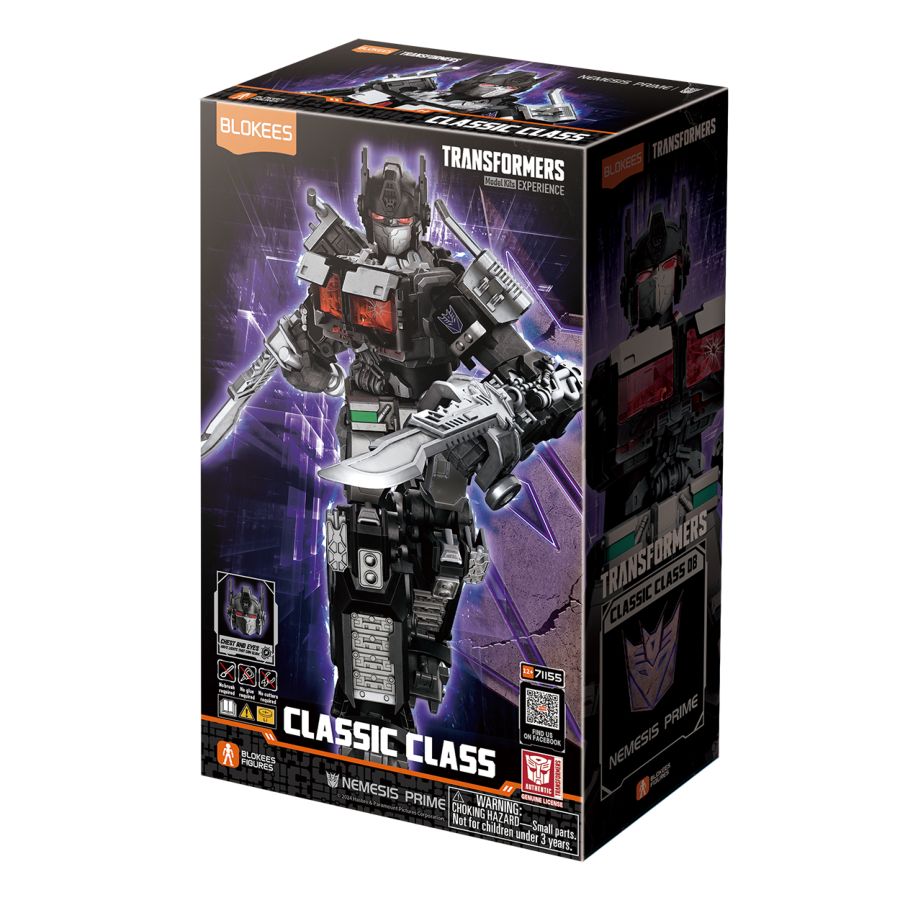 BLOKEES TRANSFORMERS CLASSIC CLASS NEMESIS PRIME MODEL