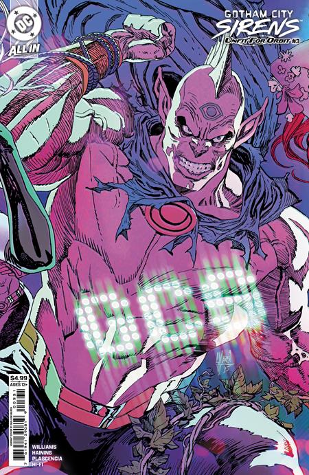 GOTHAM CITY SIRENS UNFIT FOR ORBIT (2025) #3 CVR C GUILLEM MARCH CONNECTING CARD STOCK VAR