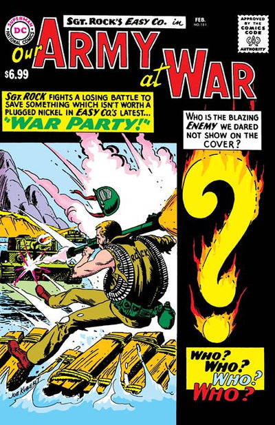 OUR ARMY AT WAR (1952) #151 FACSIMILE EDITION (2025) CVR B JOE KUBERT FOIL VAR