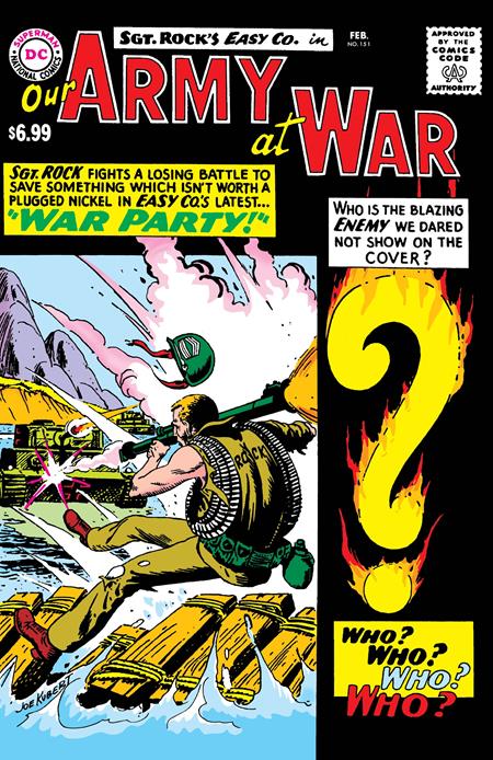 OUR ARMY AT WAR (1952) #151 FACSIMILE EDITION (2025) CVR B JOE KUBERT FOIL VAR