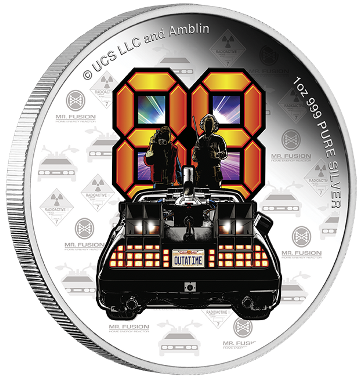 BACK TO THE FUTURE 40TH ANNIVERSARY 2025 1oz SILVER PROOF COIN