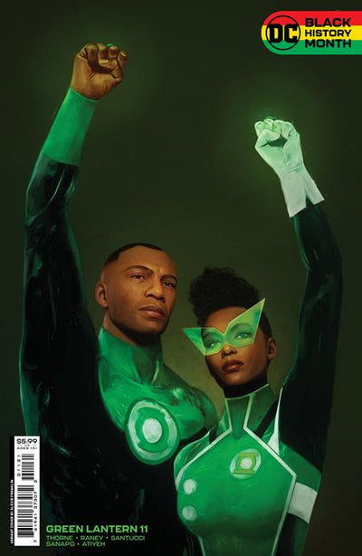 GREEN LANTERN (2021) #11 CVR C ALEXIS FRANKLIN BLACK HISTORY MONTH CARD STOCK VAR
