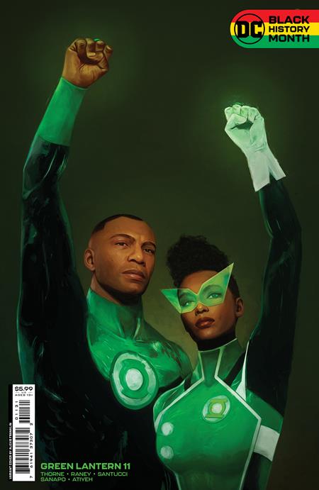 GREEN LANTERN (2021) #11 CVR C ALEXIS FRANKLIN BLACK HISTORY MONTH CARD STOCK VAR