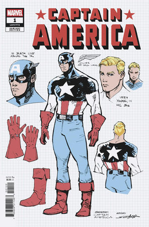 CAPTAIN AMERICA (2025) #1 10 COPY INCV VALERIO SCHITI DESIGN VAR